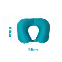 Foldable Lightweight U-Shaped Inflatable Neck travel Pillow~